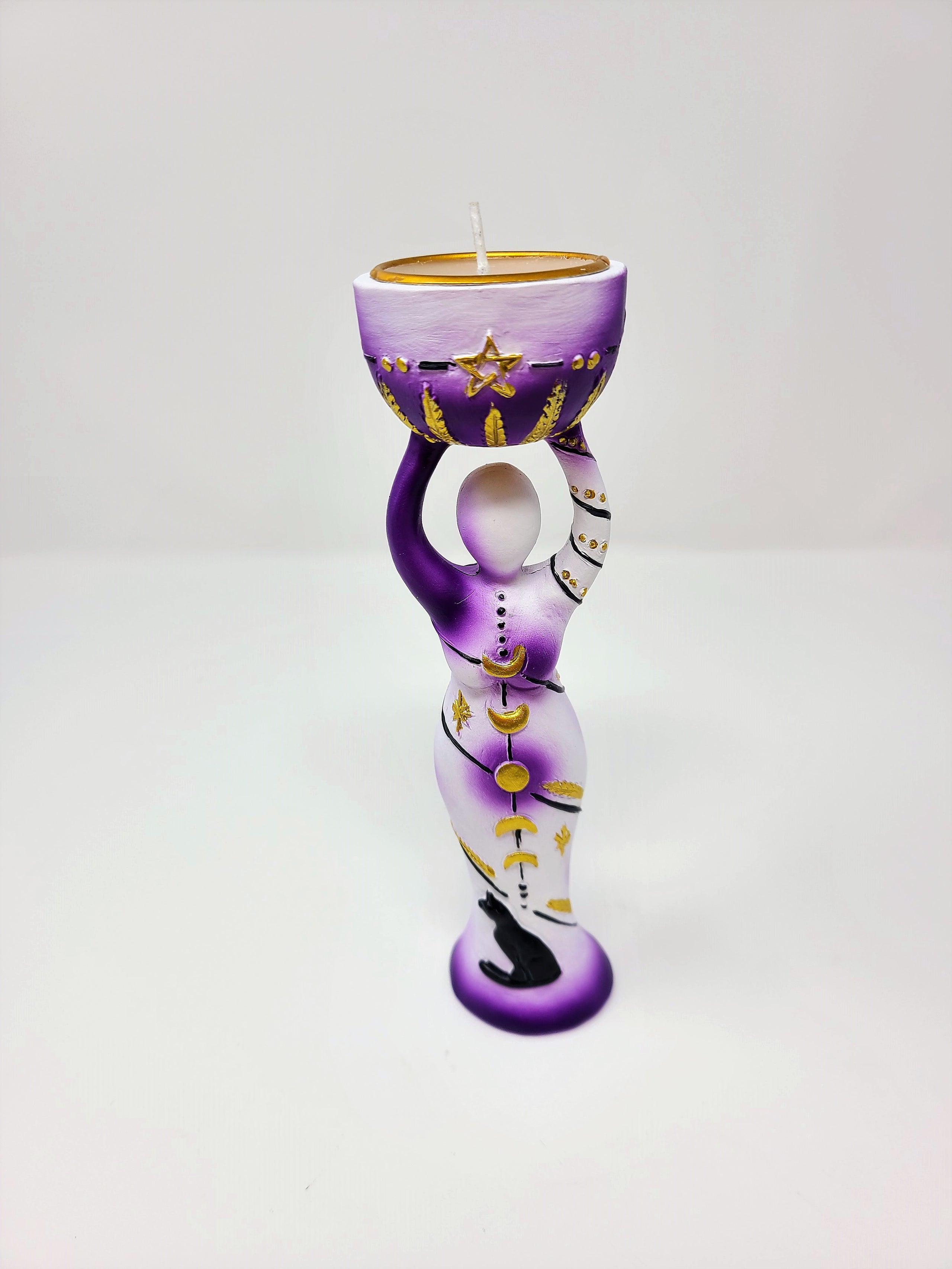 Moon Goddess Tea Light Holder